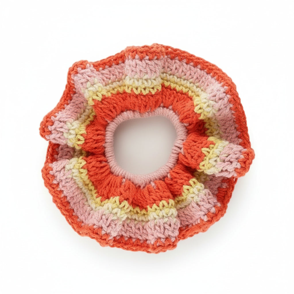 Crochet scrunchie