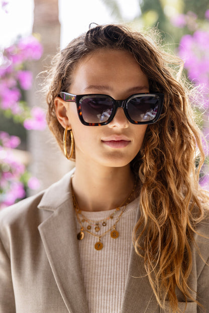 Lunettes de soleil Kendall marron