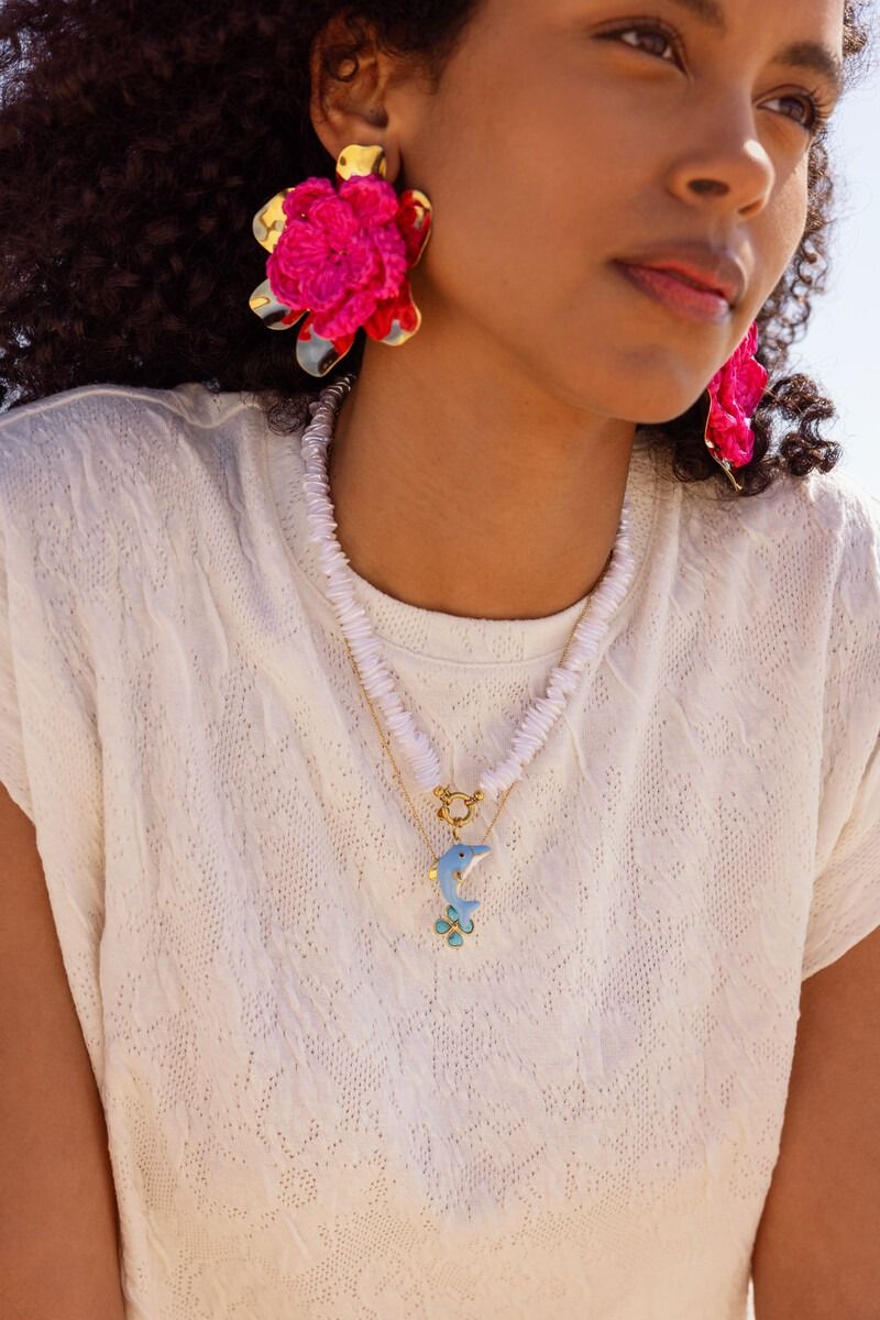 Ketting Tropical schelpjes
