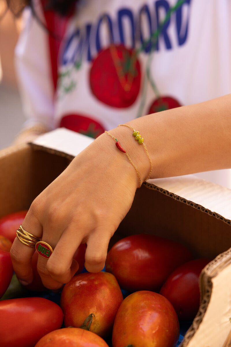 Bracelet Ciao piment rouge