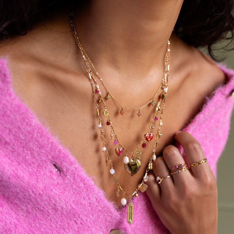 Sautoir Mystic avec charms L'amour