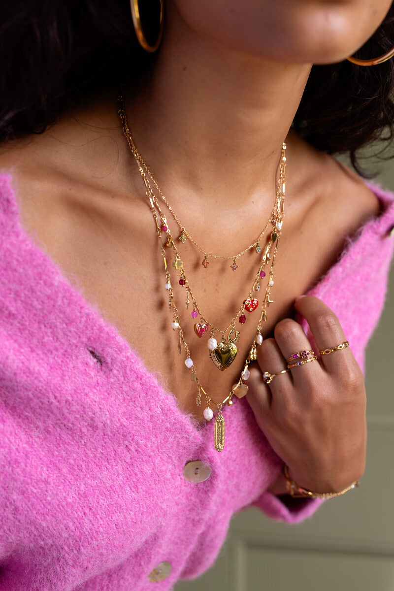 Sautoir Mystic avec charms L'amour