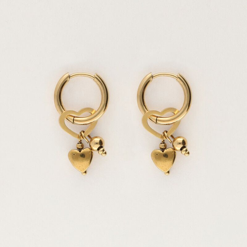 Boucles d'oreilles mini avec différents cœurs