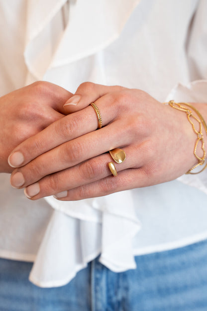 Bague maximaliste creuse - Myjewellery