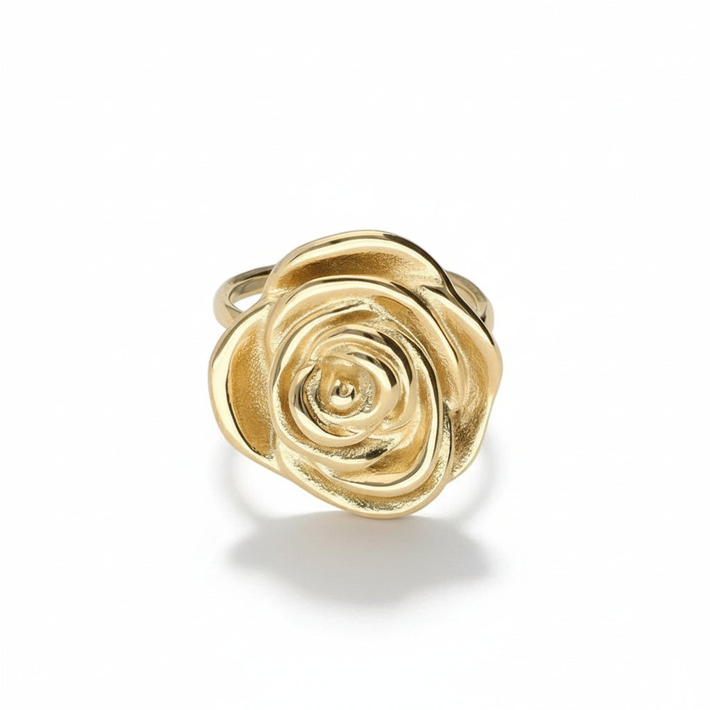 Sunrocks ring with maxi rose - Myjewellery