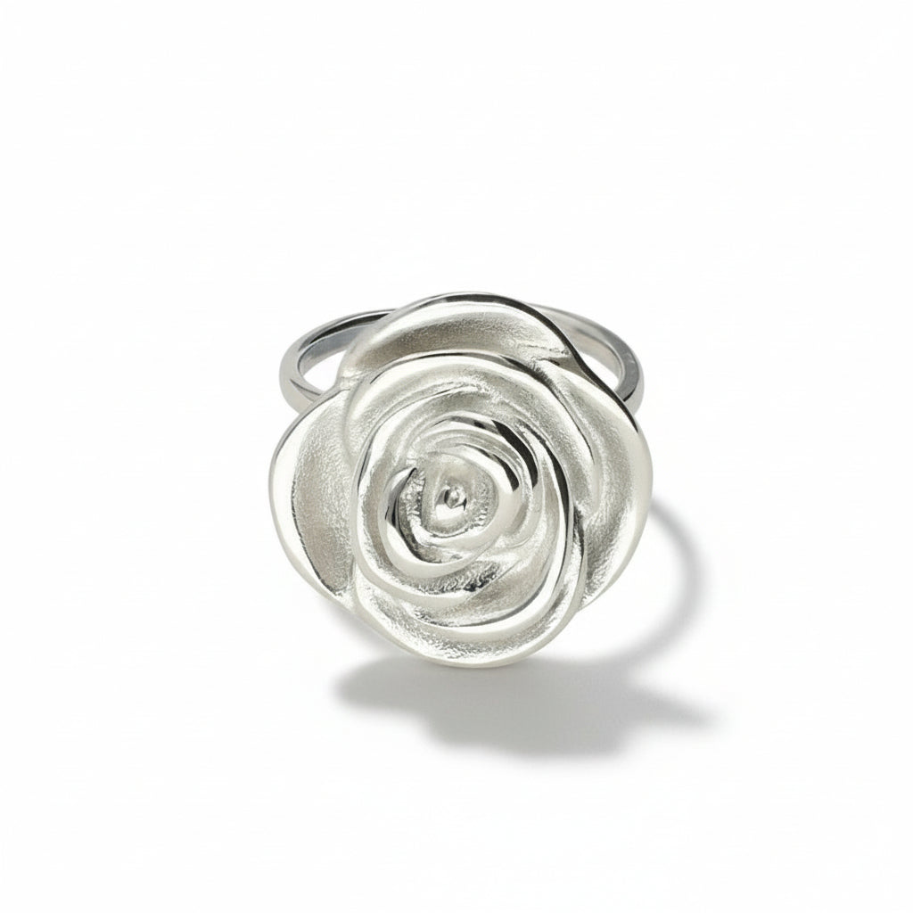 Sunrocks ring with maxi rose - Myjewellery