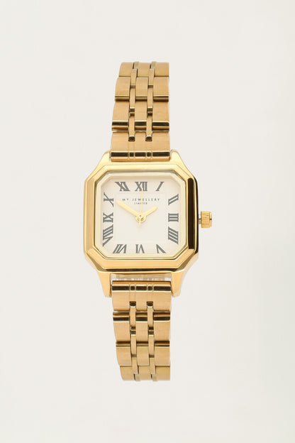Montre Vintage avec bracelet à maillons