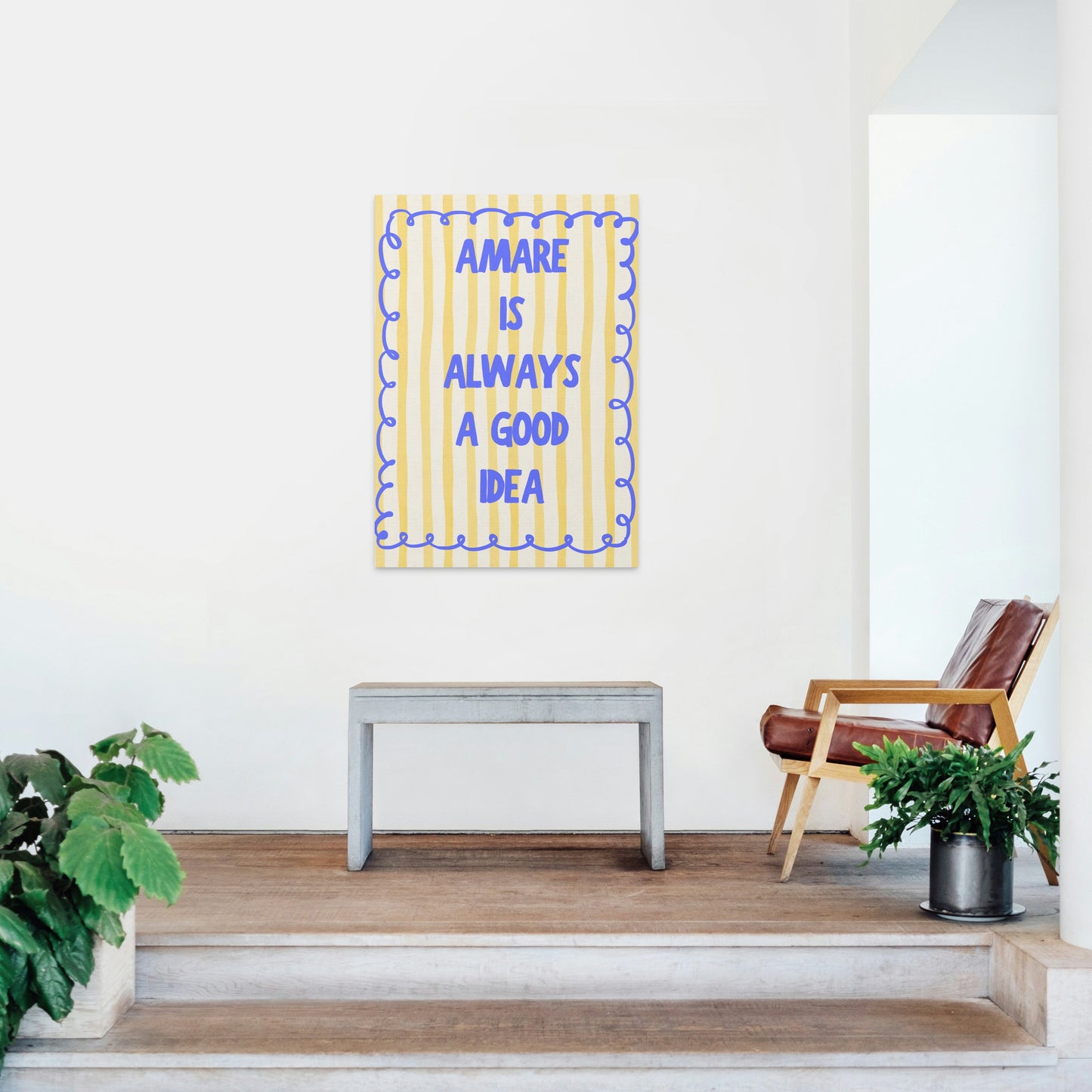 Affiche "Amare is always a good idea" - BACI ARTE