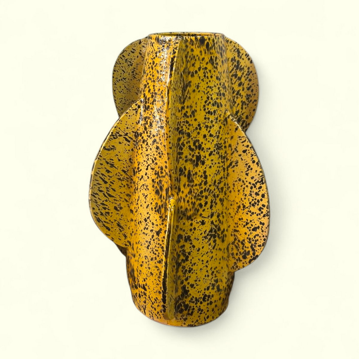 Vase Marsu jaune moucheté