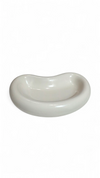 Plateau organique en jesmonite – Blanc craie
