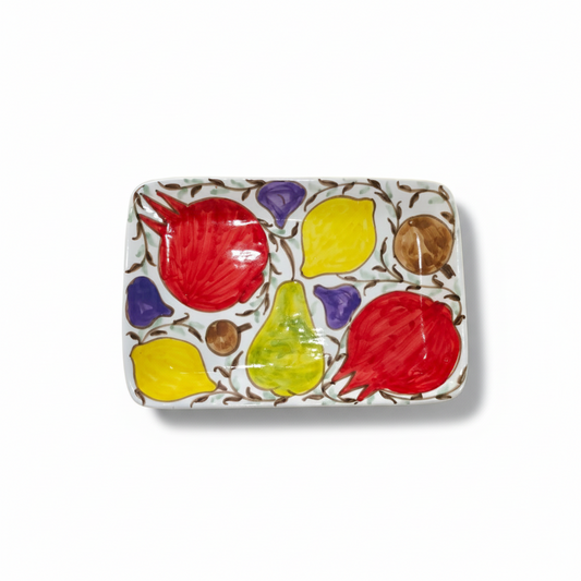 Assiette rectangulaire TUTTI FRUTTI