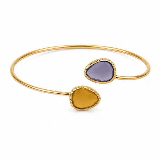 Bracelet cuivre et cristal GILOVE