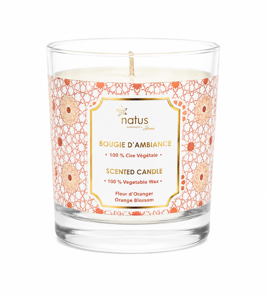 Bougie Verre Transparent Ambiance 200G