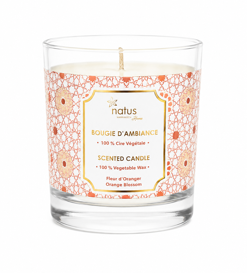 Transparent Glass Ambiance Candle 200G
