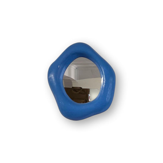 Miroir - Plâtre Bleu XS