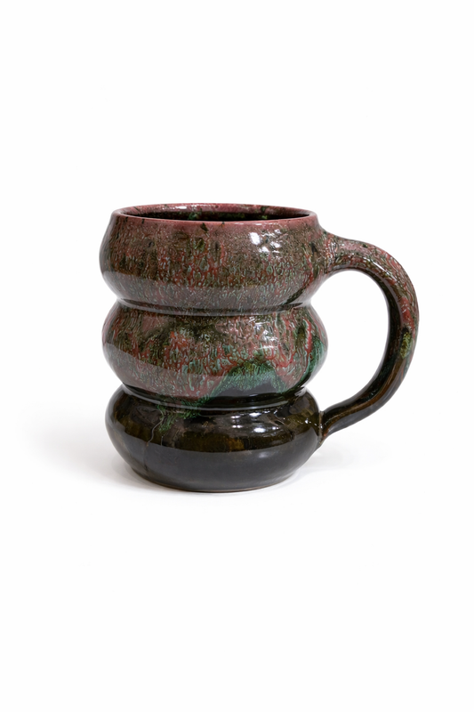 Mug large - MICHELINA bicolor rosevert