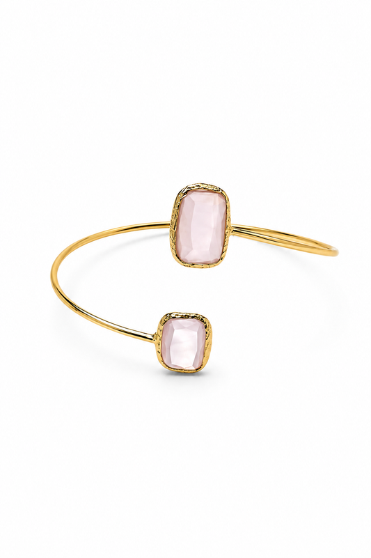 Bracelet cuivre et cristal ROSE