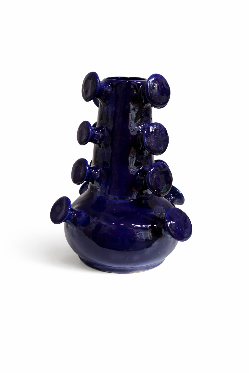 Vase bleu majorelle brillant