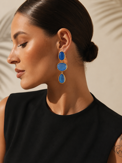 Boucles d'oreilles TRIAQUA
