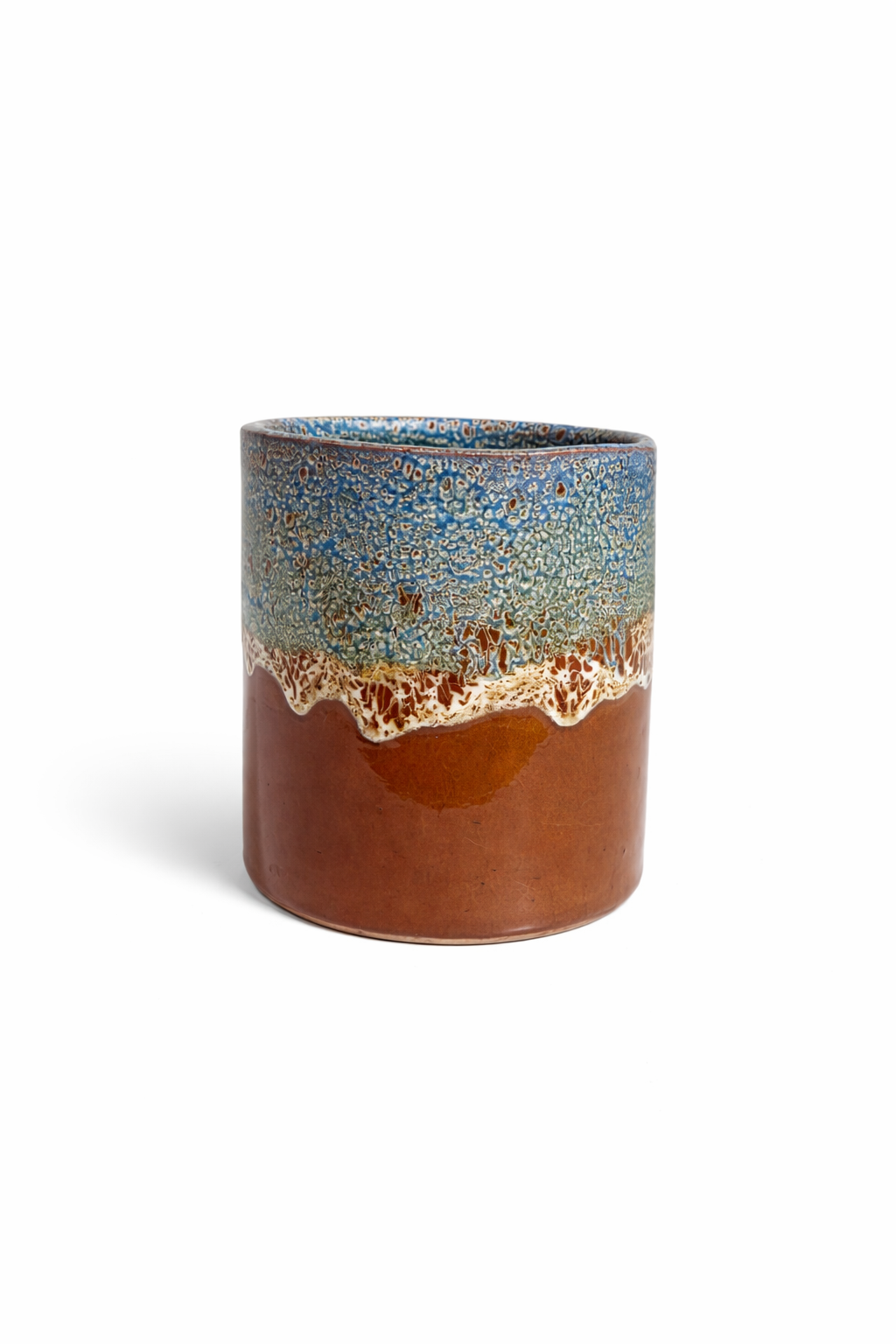 Tasse bicolore émaillée BLU