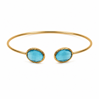Bracelet cuivre et cristal