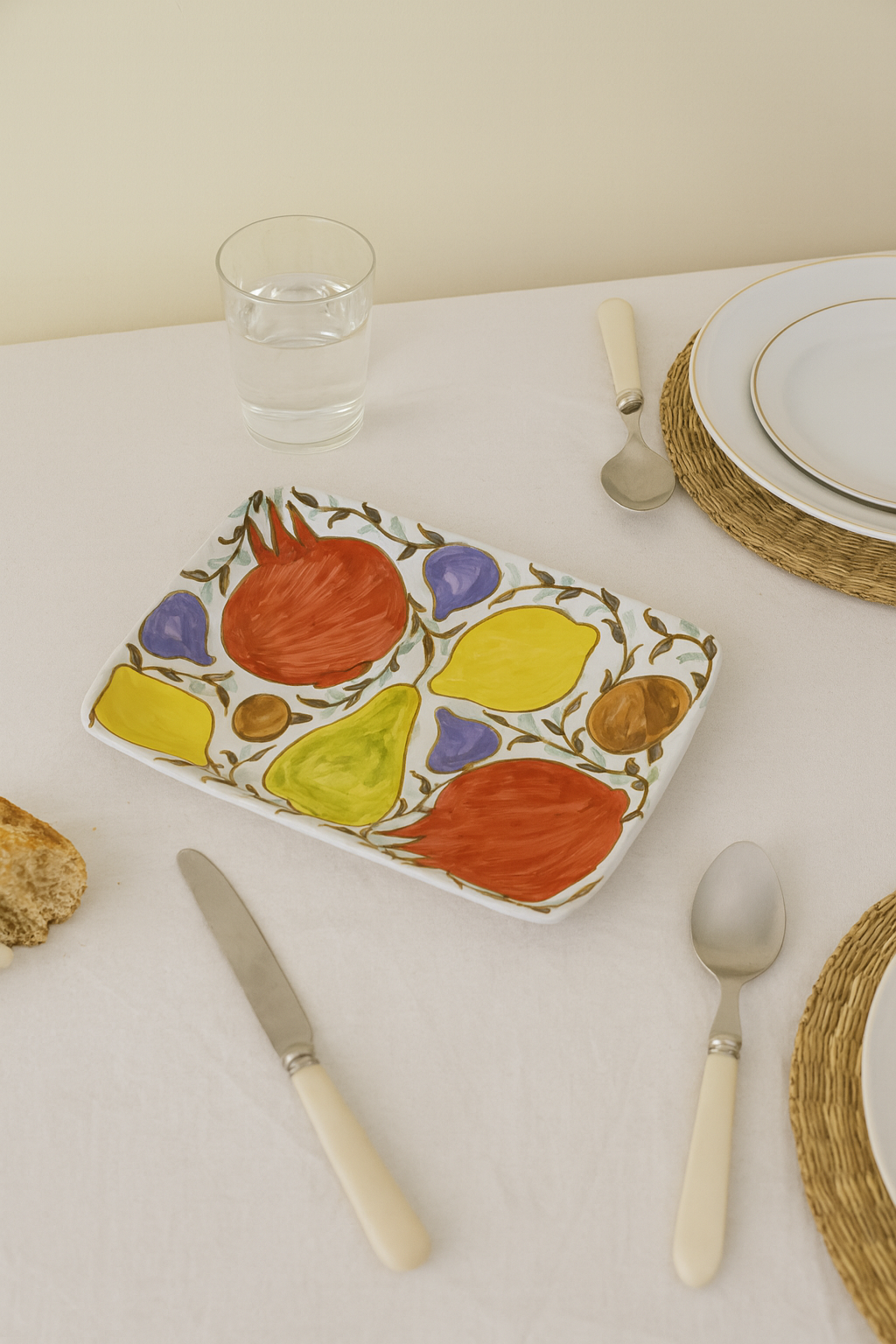 Assiette rectangulaire TUTTI FRUTTI