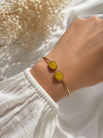 Bracelet cuivre et cristal GIALLIA