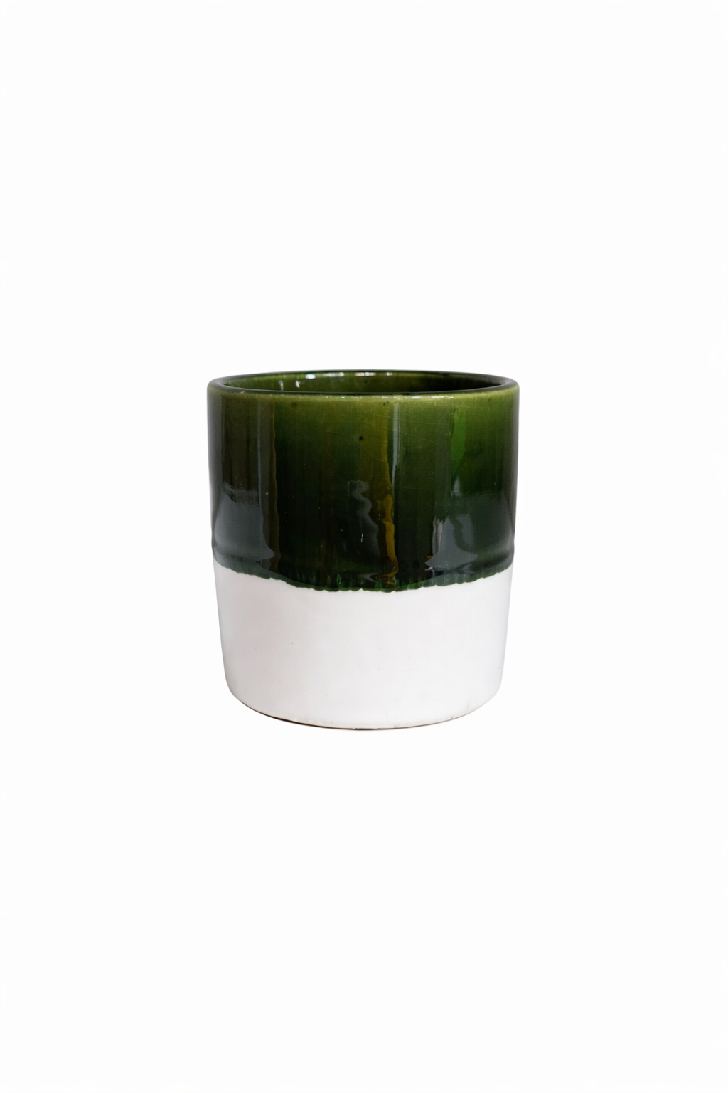 Green two-tone mug