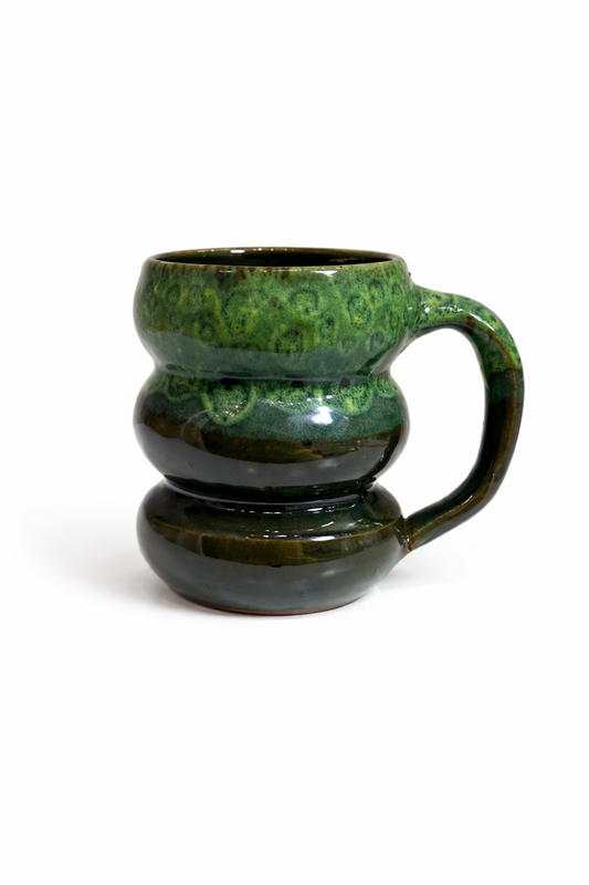 Mug large - MICHELINA bicolor vert