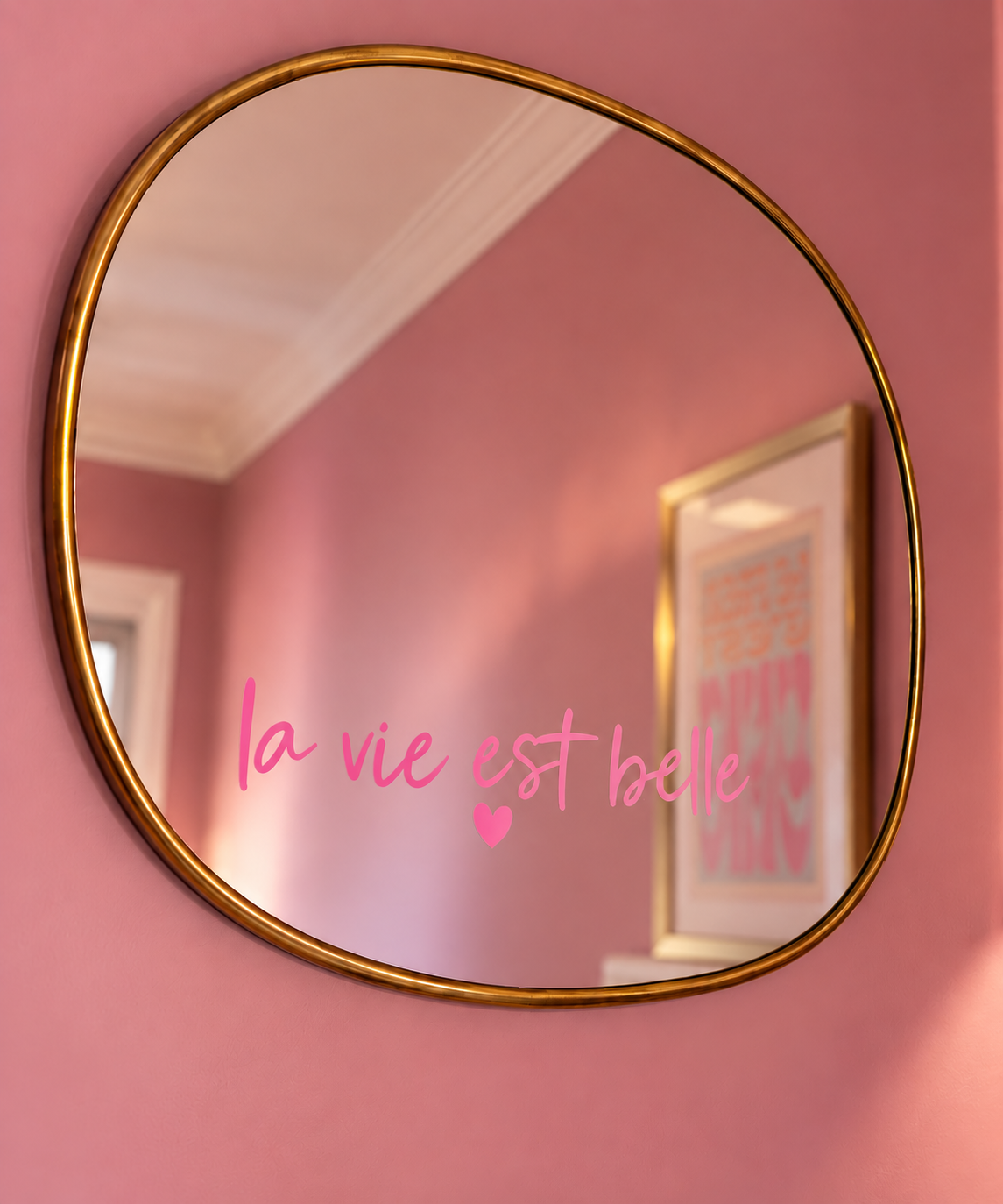 Stickers miroir - La vie est belle