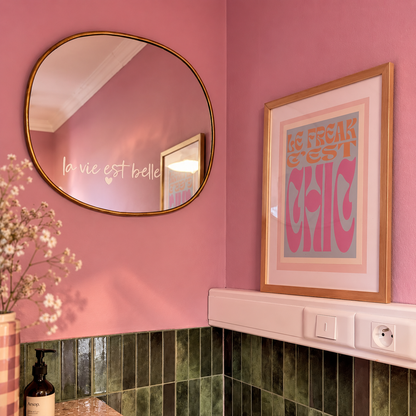 Stickers miroir - La vie est belle