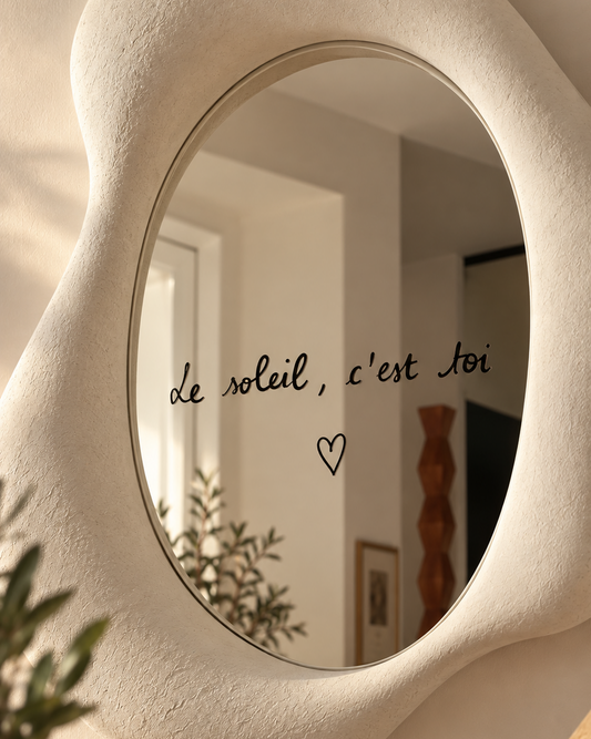 sticker décoratif pour miroir orignal