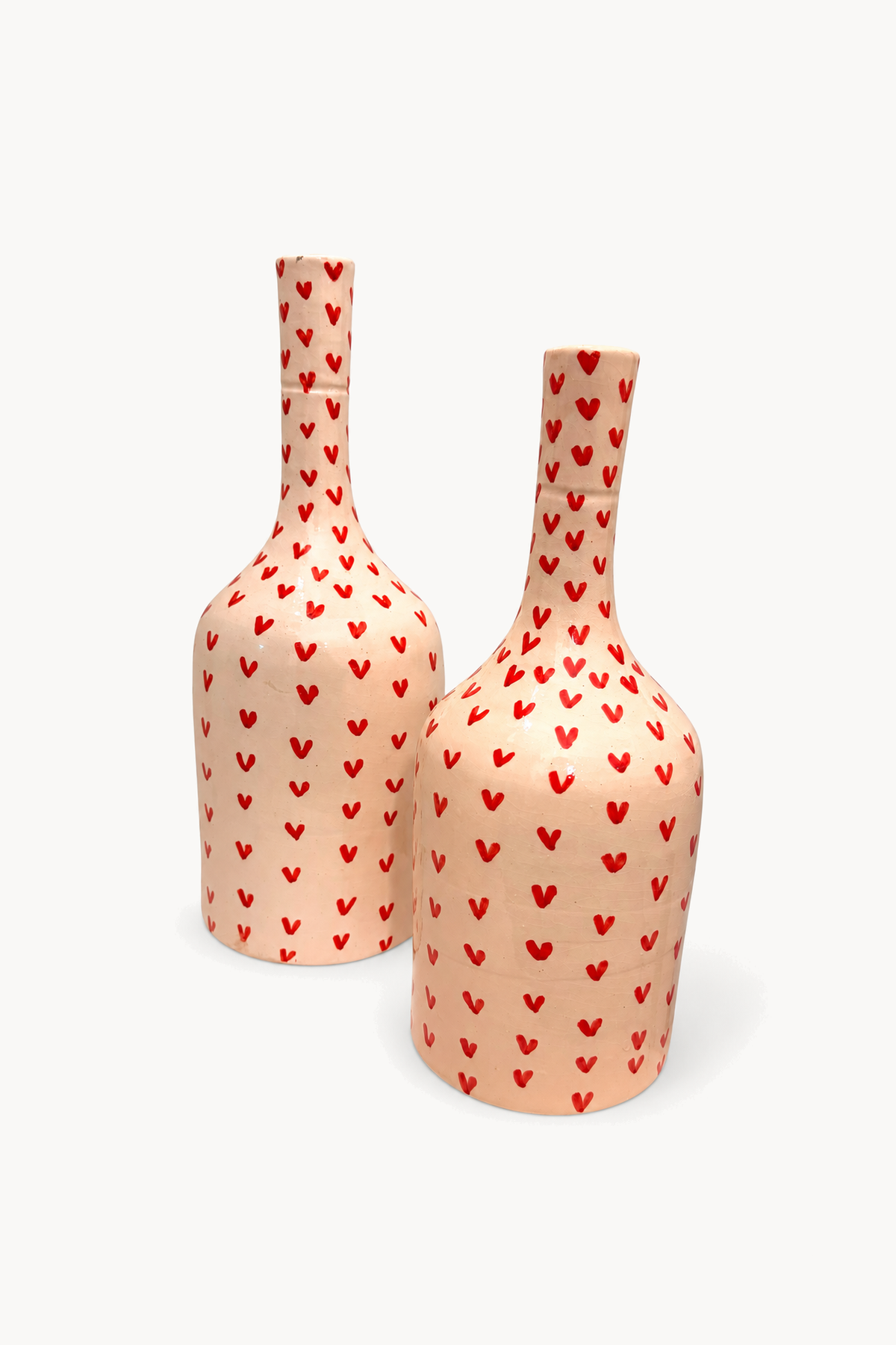Vase - PICUORE, de face sur fond blanc cassé
