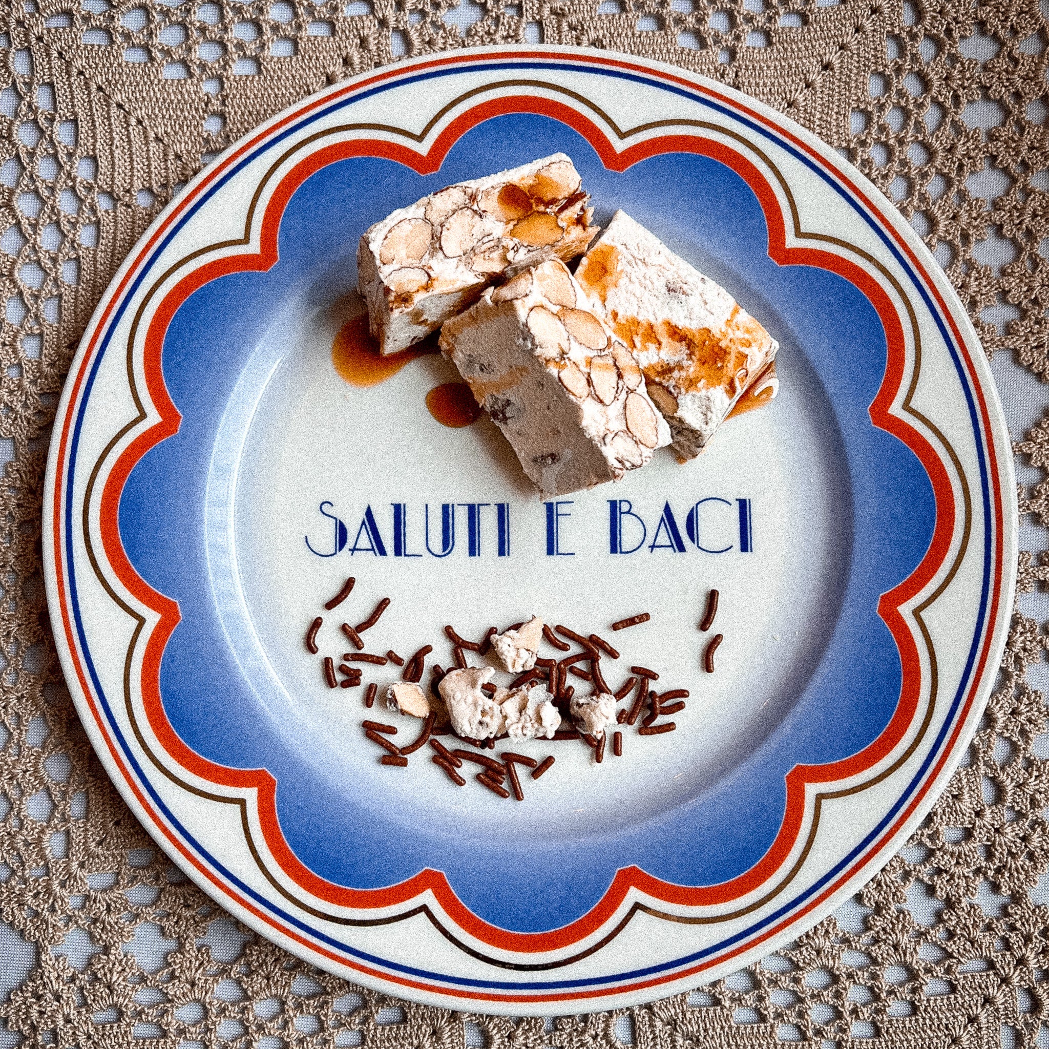 Assiette - SALUTI E BACI (21CM)