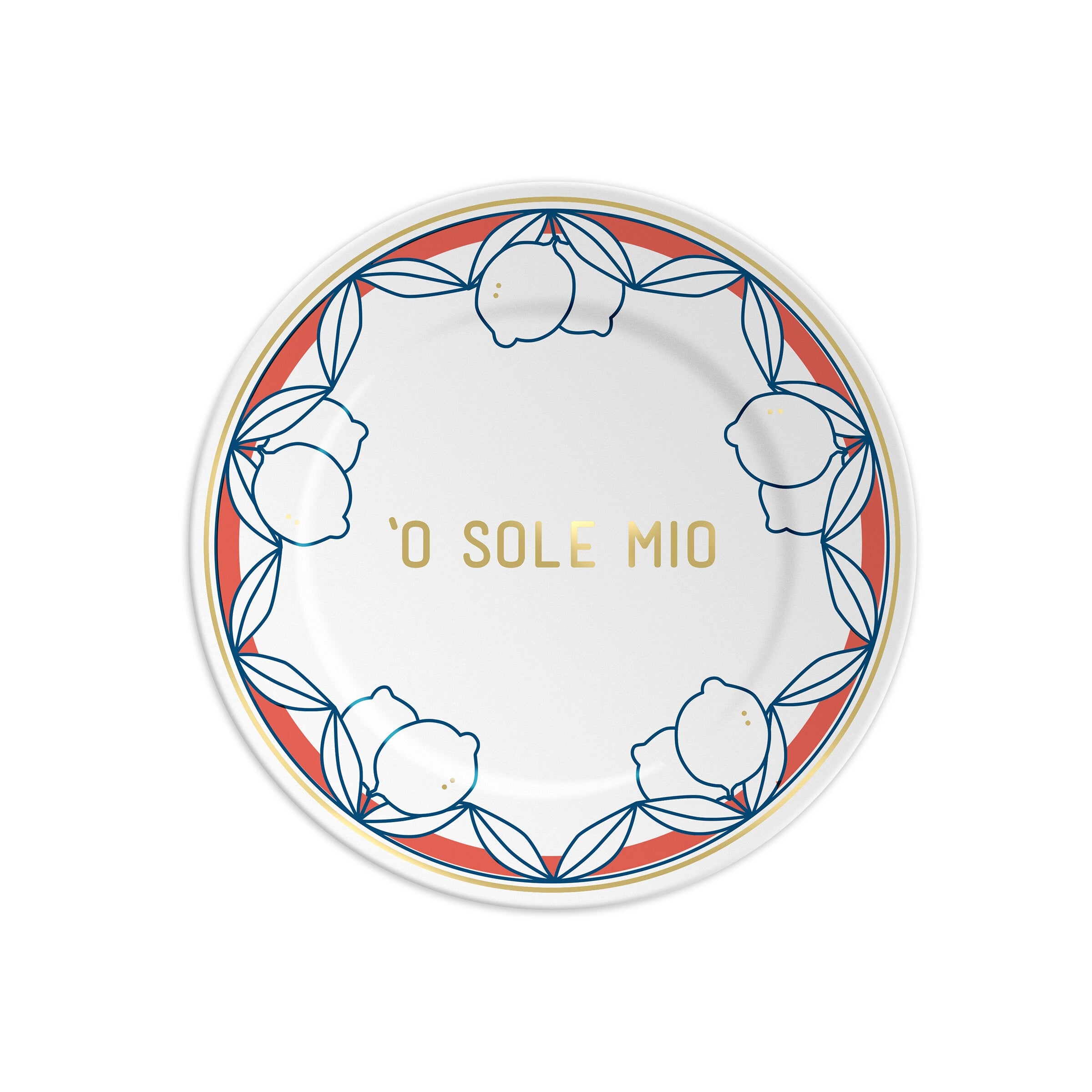 Assiette - O SOLO MIO (16CM)